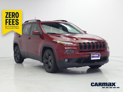 Red 2017 Jeep Cherokee High Altitude