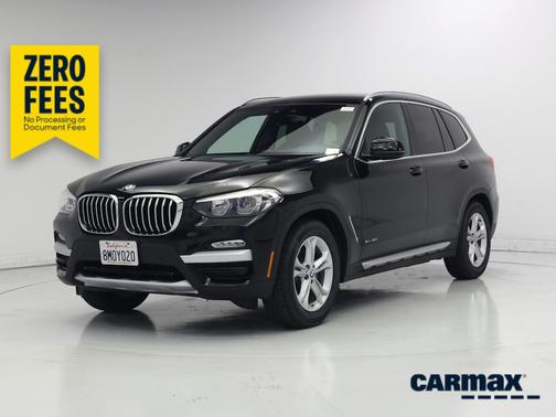 Black 2018 BMW X3 XDrive30i