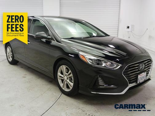 Black 2018 Hyundai SONATA Limited