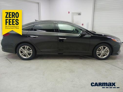 Black 2018 Hyundai SONATA Limited