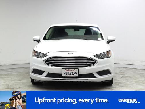 White 2017 Ford Fusion Hybrid SE