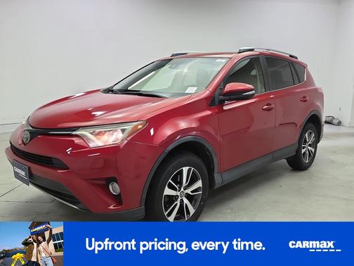 Red 2017 Toyota RAV4 XLE