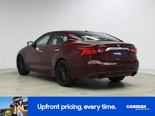 Red 2017 Nissan Maxima SL