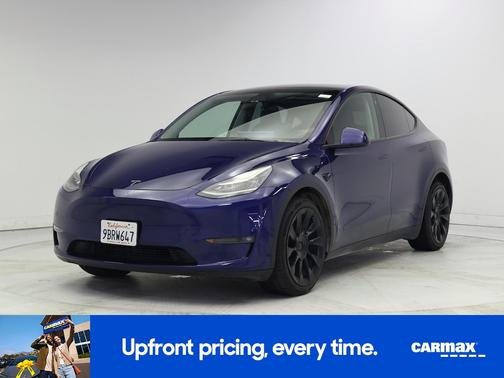 Blue 2022 Tesla Model Y Long Range