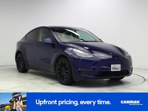 Blue 2022 Tesla Model Y Long Range