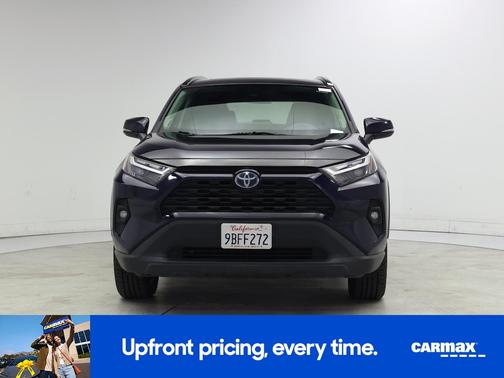 Blue 2022 Toyota RAV4 Hybrid XLE Premium