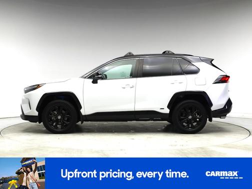 White 2023 Toyota RAV4 Hybrid XSE