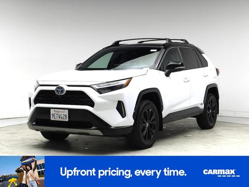 White 2023 Toyota RAV4 Hybrid XSE