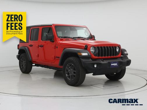 Red 2025 Jeep Wrangler Sport S