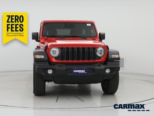 Red 2025 Jeep Wrangler Sport S