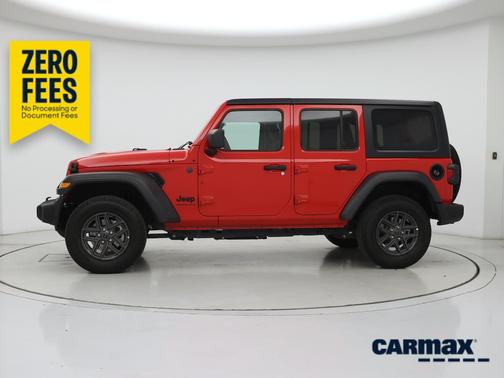 Red 2025 Jeep Wrangler Sport S