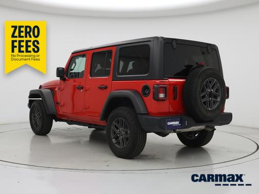 Red 2025 Jeep Wrangler Sport S