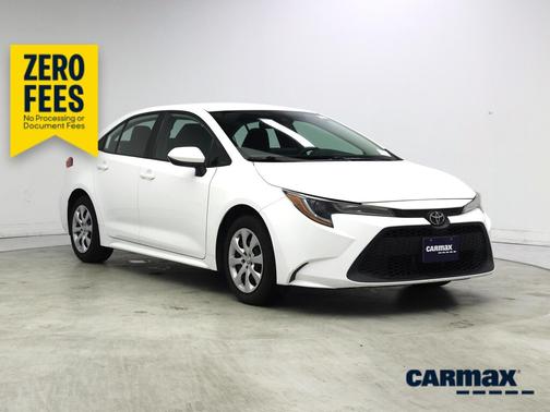 White 2022 Toyota Corolla LE