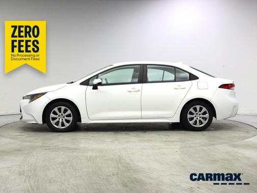 White 2022 Toyota Corolla LE