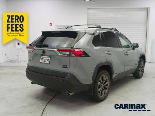 Gray 2022 Toyota RAV4 Hybrid XLE Premium