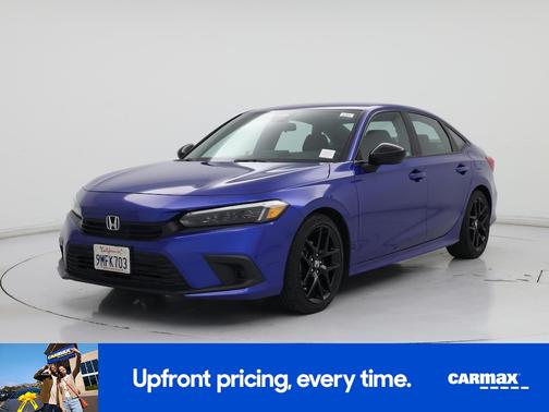 Blue 2022 Honda Civic Sport