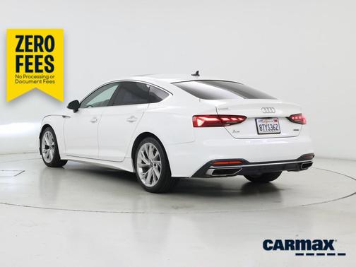 White 2021 Audi A5 Sportback Premium
