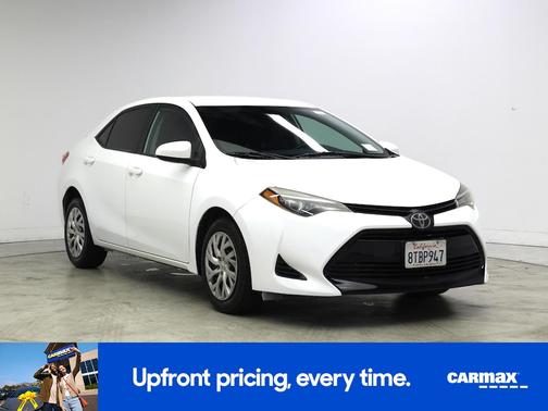 White 2019 Toyota Corolla LE