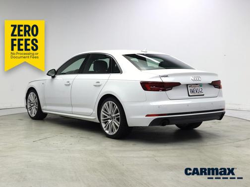 White 2018 Audi A4 Premium Plus