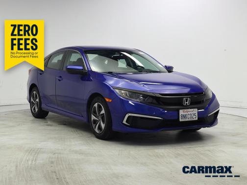 Blue 2020 Honda Civic LX