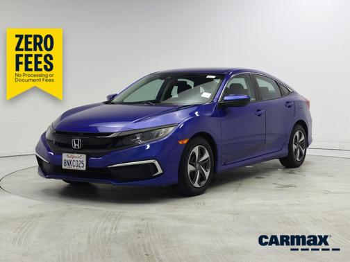 Blue 2020 Honda Civic LX