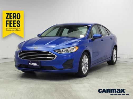 Blue 2020 Ford Fusion SE