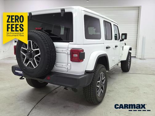 White 2025 Jeep Wrangler Sahara