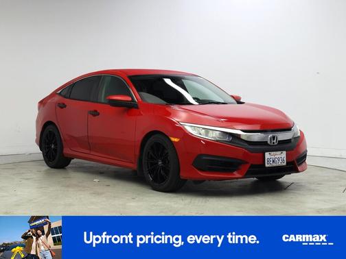 Red 2018 Honda Civic LX
