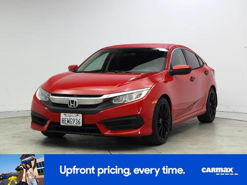 Red 2018 Honda Civic LX