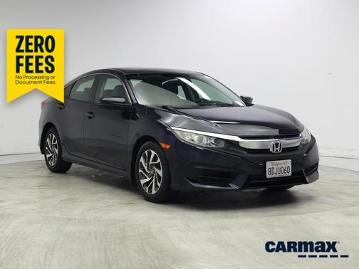 Blue 2018 Honda Civic EX