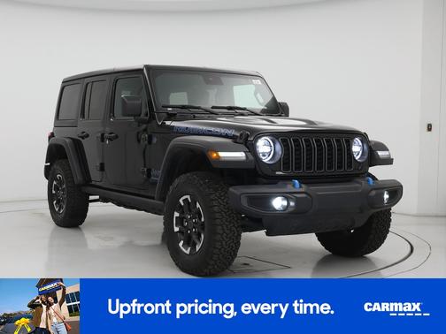 Black 2025 Jeep Wrangler 4xe Rubicon