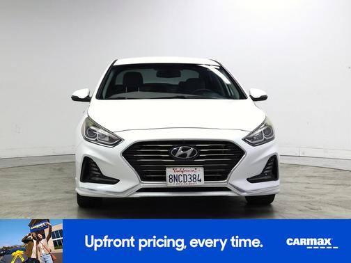 White 2018 Hyundai SONATA SEL