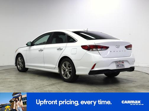 White 2018 Hyundai SONATA SEL