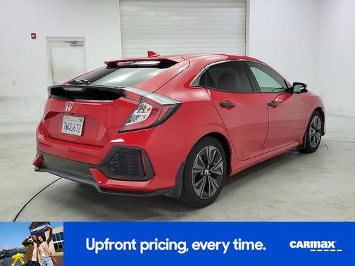 Red 2017 Honda Civic EX
