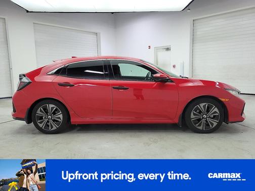 Red 2017 Honda Civic EX