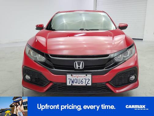 Red 2017 Honda Civic EX