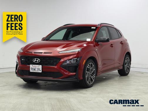 Red 2022 Hyundai KONA N Line