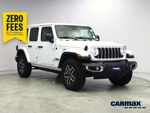 White 2025 Jeep Wrangler Sahara