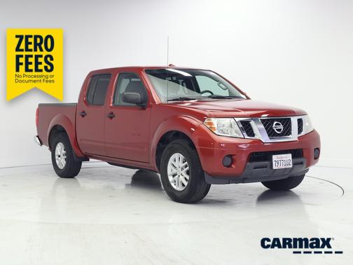 Red 2016 Nissan Frontier SL