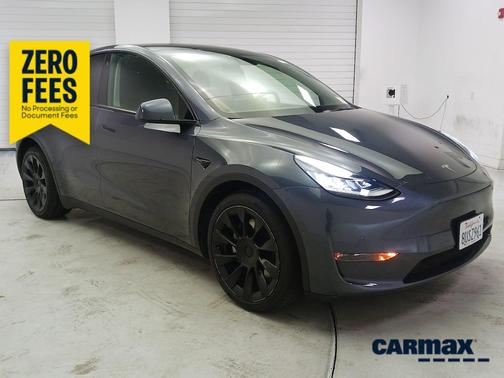 Gray 2021 Tesla Model Y Long Range