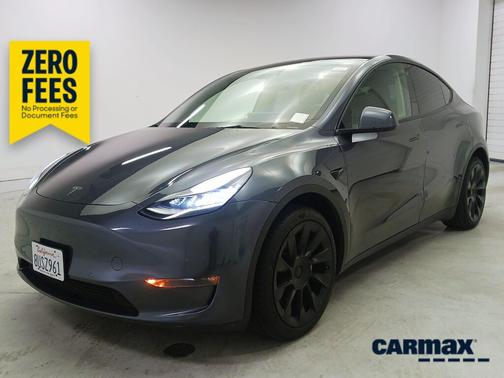 Gray 2021 Tesla Model Y Long Range