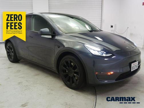 Gray 2021 Tesla Model Y Long Range