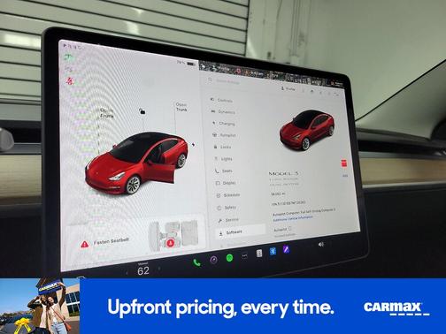 Red 2022 Tesla Model 3 Long Range