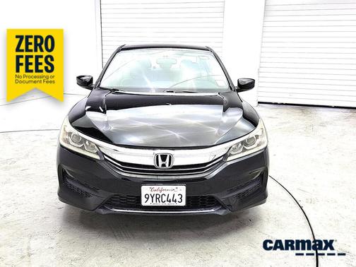 Black 2016 Honda Accord LX