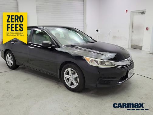 Black 2016 Honda Accord LX