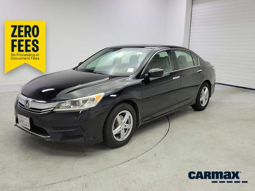 Black 2016 Honda Accord LX