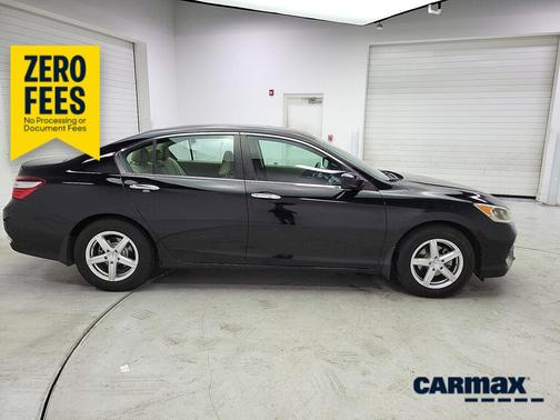 Black 2016 Honda Accord LX