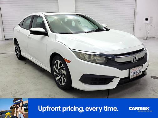 White 2016 Honda Civic EX