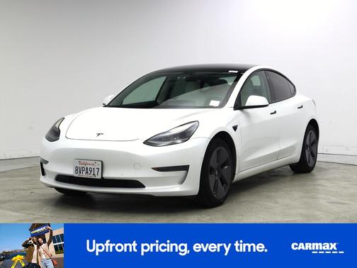 White 2021 Tesla Model 3 Standard Range Plus