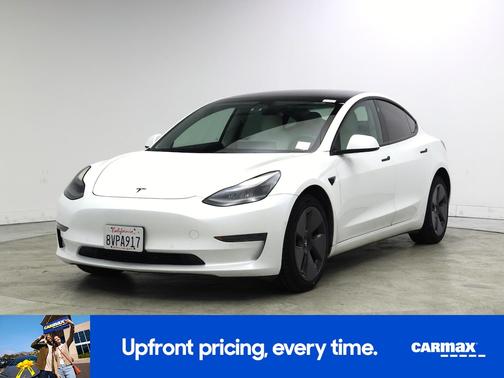 White 2021 Tesla Model 3 Standard Range Plus